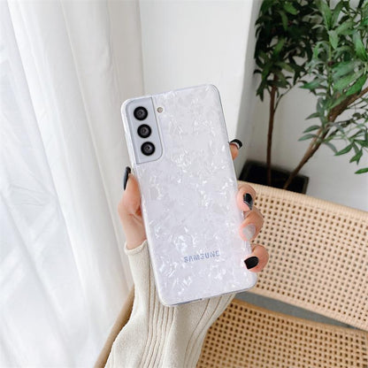 Glitter Shell Pattern Case For Samsung Galaxy