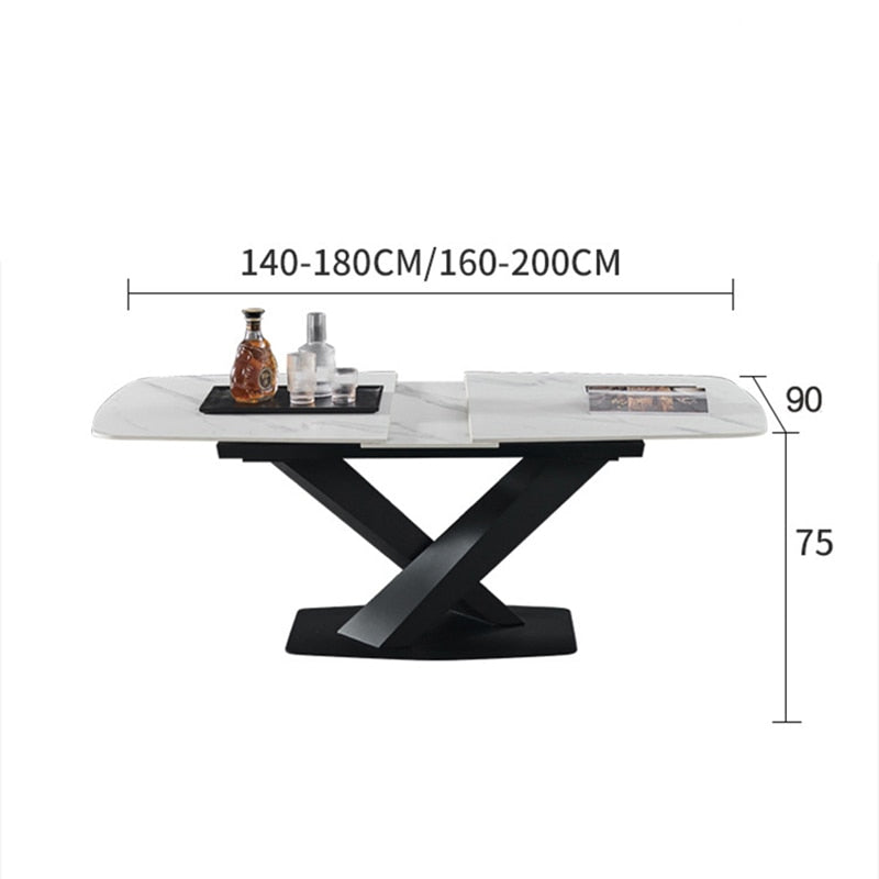 Marble Extending Dining Table
