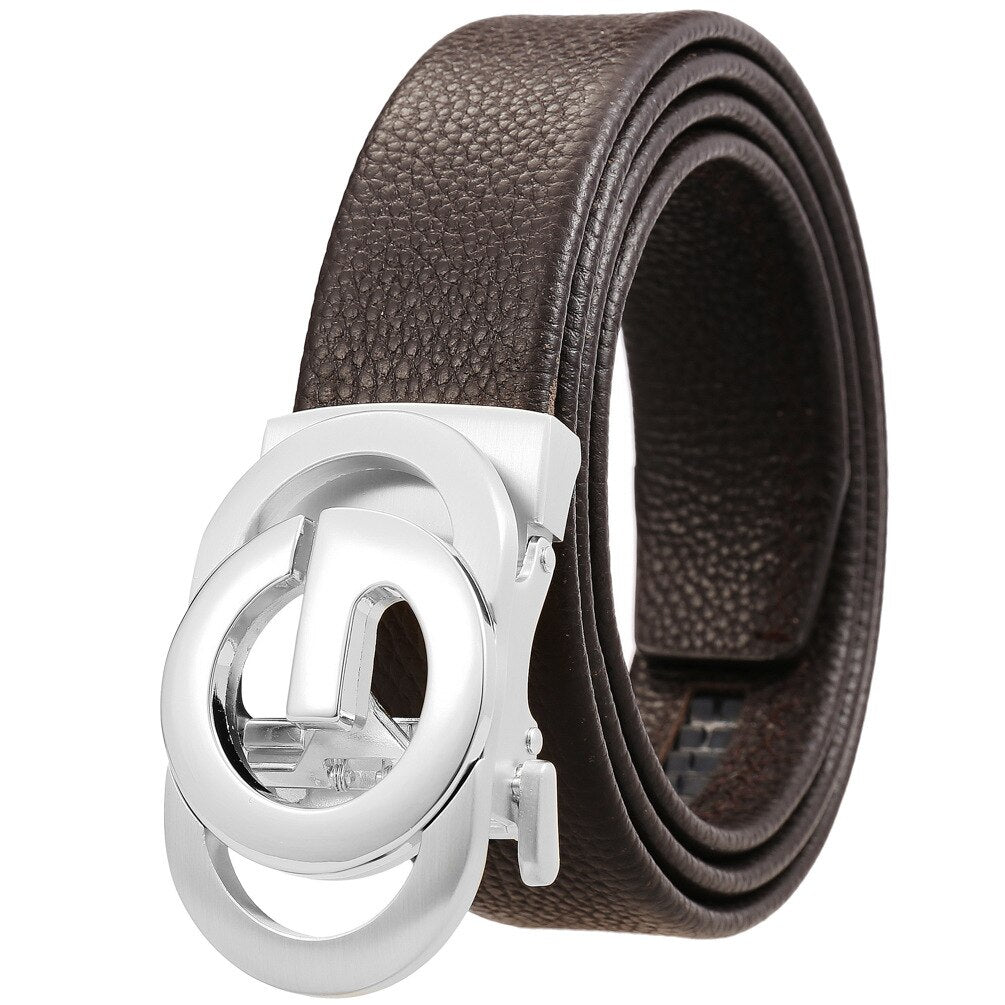 TOPG Leather Business Belt