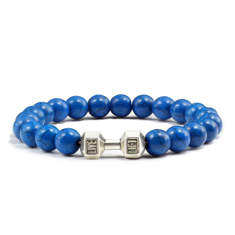 Natural Stone Beaded Bracelet