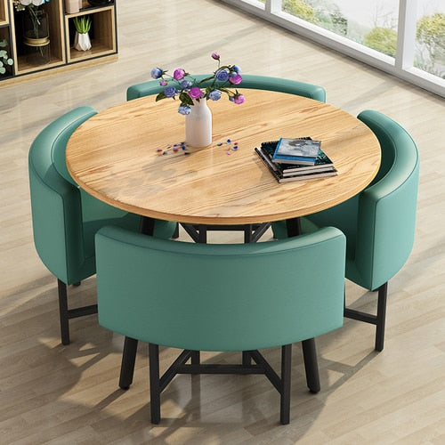 Modern Round Dining Table Set