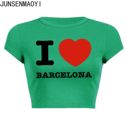 I Love Barcelona T Shirt
