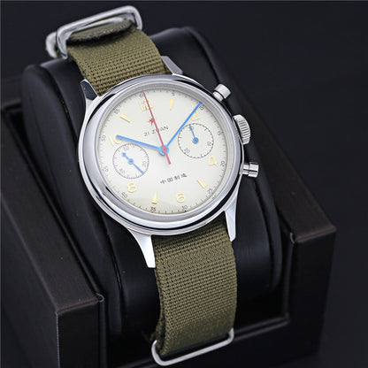 RED STAR 38mm Men's Chronograph Watch