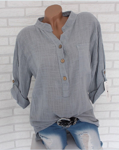 Ruffled Sleeve Blouse