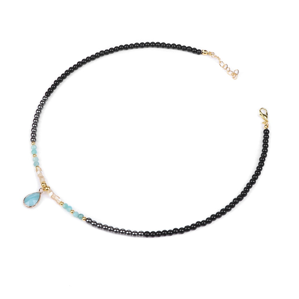 Lava Stone Bead Necklace