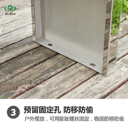 Stainless Steel Patio Bench