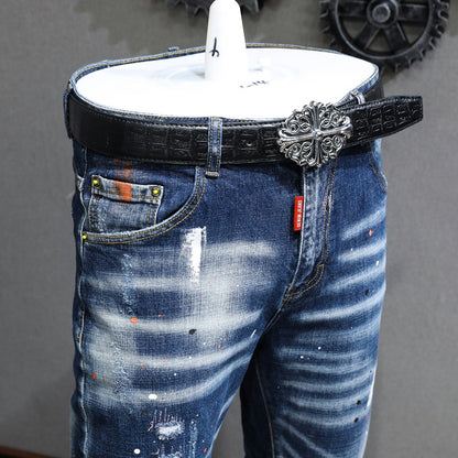 Distressed Fashion Jeans