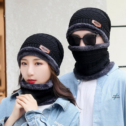 Fleece Knitted Beanie
