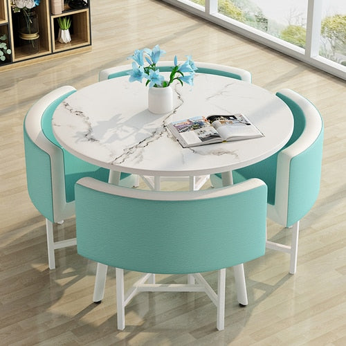 Modern Round Dining Table Set