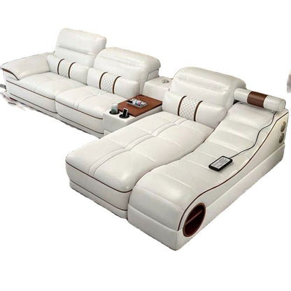 Manbas Genuine Leather Smart Sofa