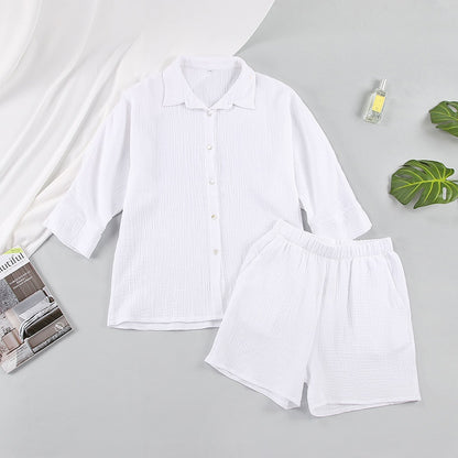 Linen Shorts and Top Set