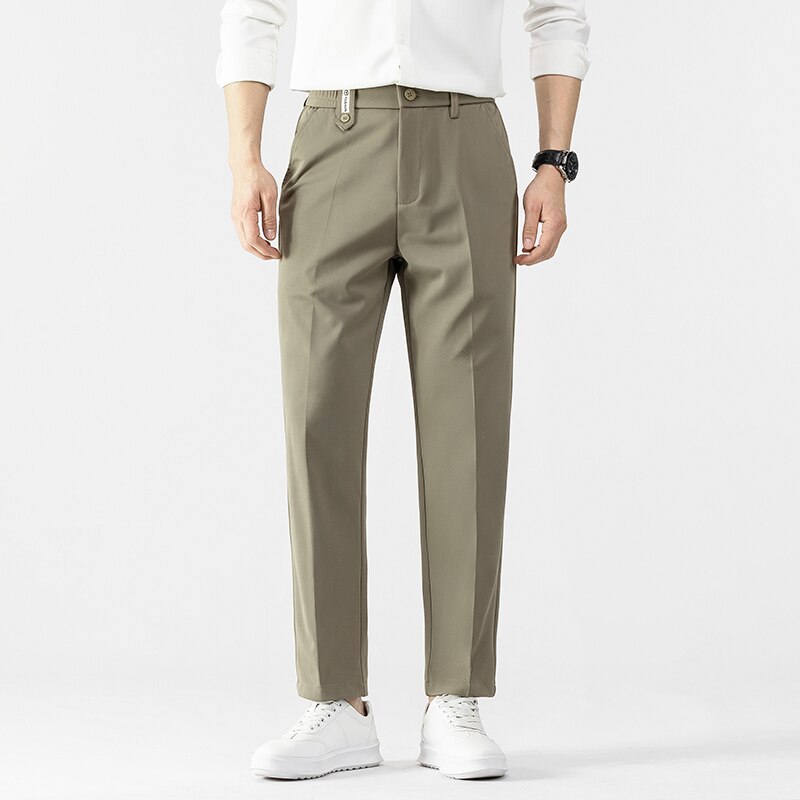 Ankle-Length Business Casual Pants