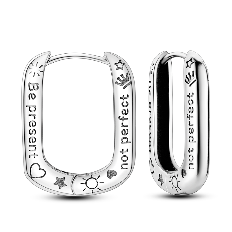 925 Silver Heart CZ Earrings