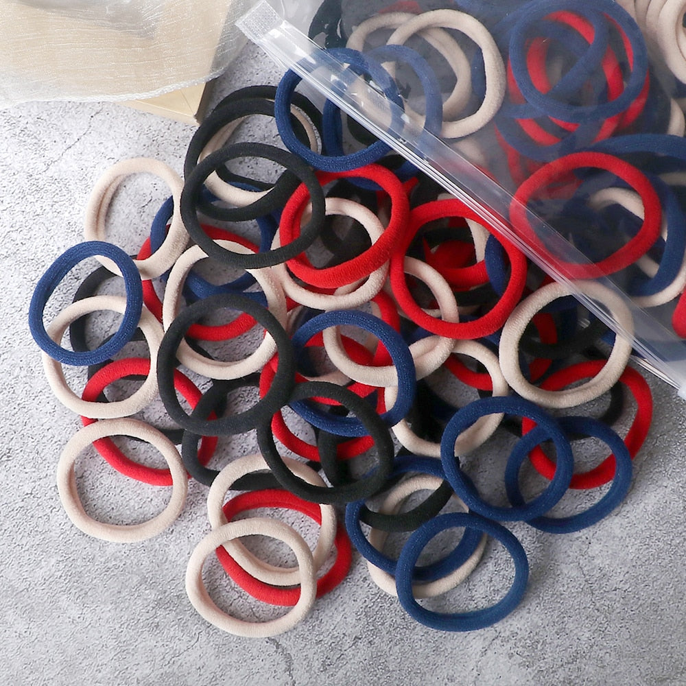 50 Piece Elastic Hair Bands