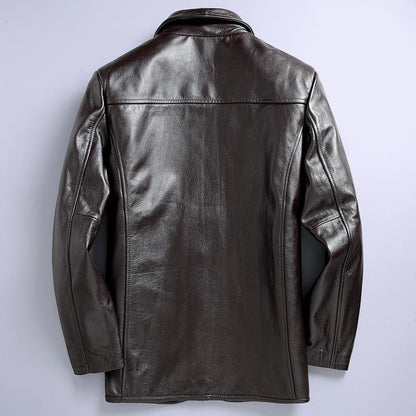 Winter Leather Coat