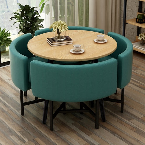 Modern Round Dining Table Set