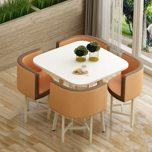 Modern Round Dining Table Set