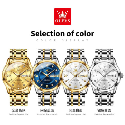 OLEVS Luminous Gold Watch