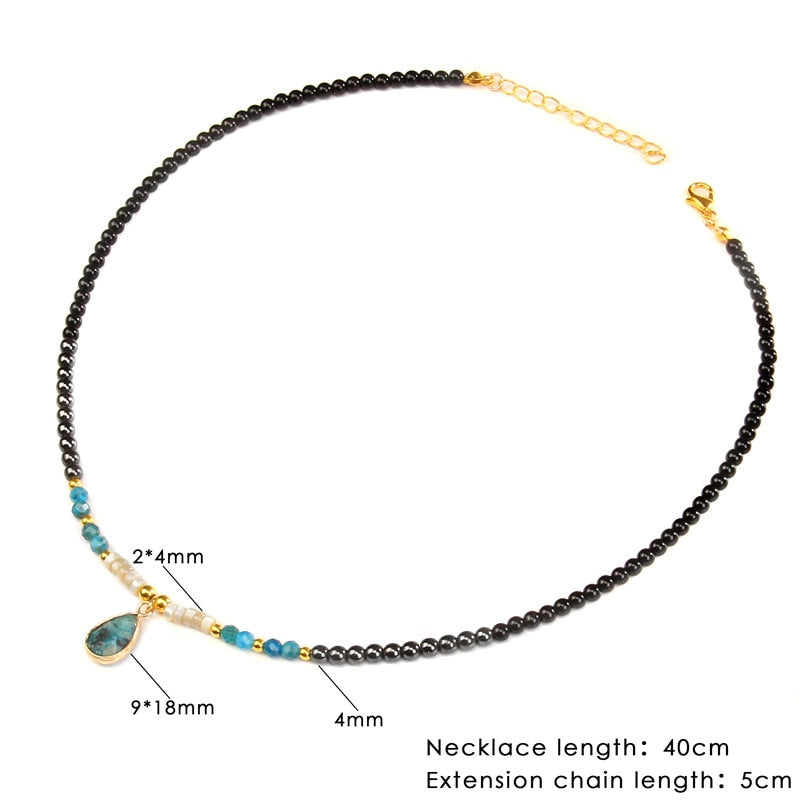 Lava Stone Bead Necklace