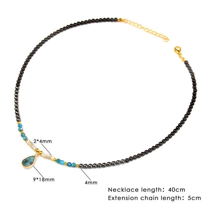 Lava Stone Bead Necklace