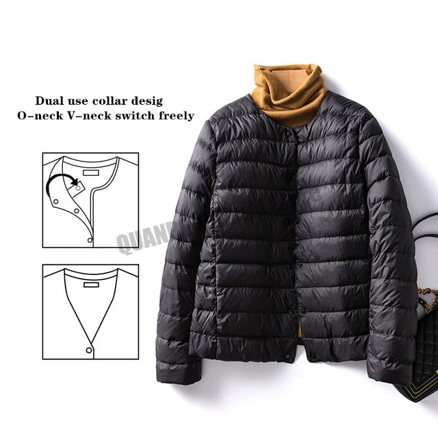 Duck Down O-Neck Jacket