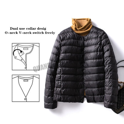 Duck Down O-Neck Jacket
