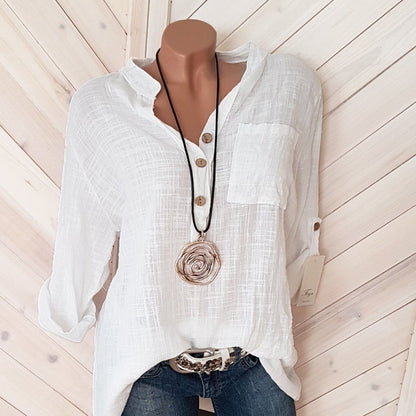 Ruffled Sleeve Blouse