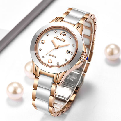 LIGE Rose Gold Watch