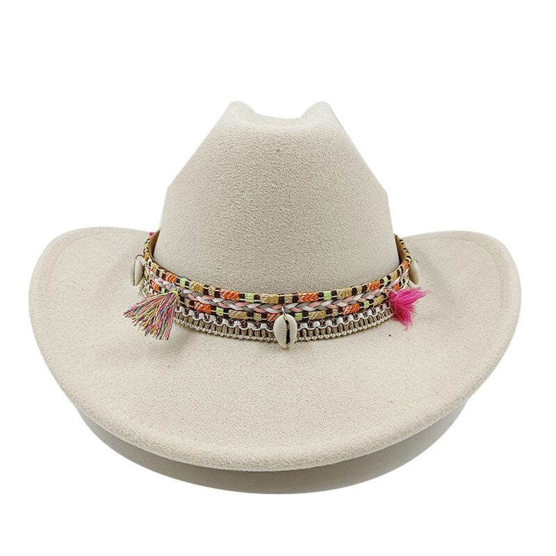 Ethnic Style Cowboy Hat