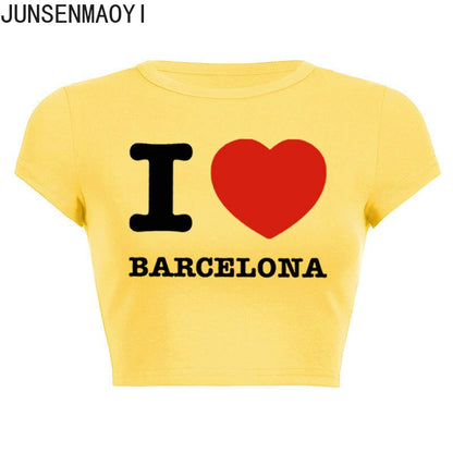 I Love Barcelona T Shirt