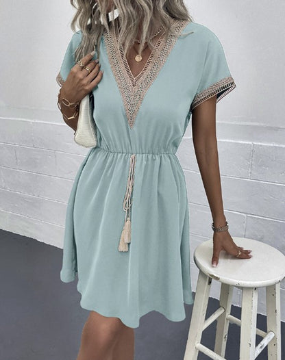 Bohemian Elegant Mini Dress