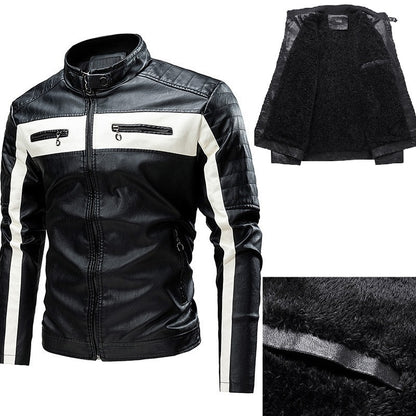 Faux Leather Biker Jacket