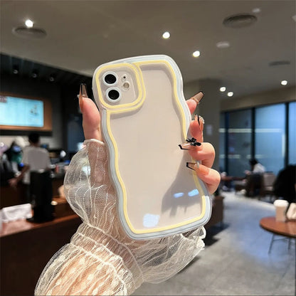 Transparent Wavy Samsung Galaxy Case