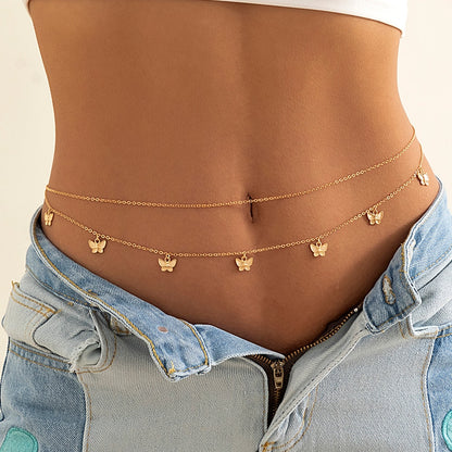 PuRui Crystal Glass Belly Belt