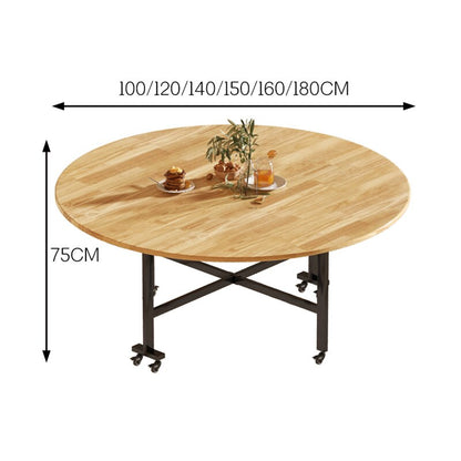 Folding Circular Dining Table