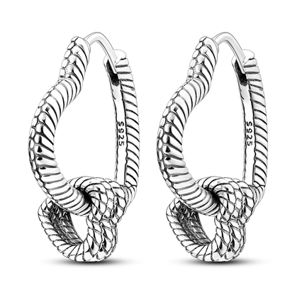 925 Silver Heart CZ Earrings