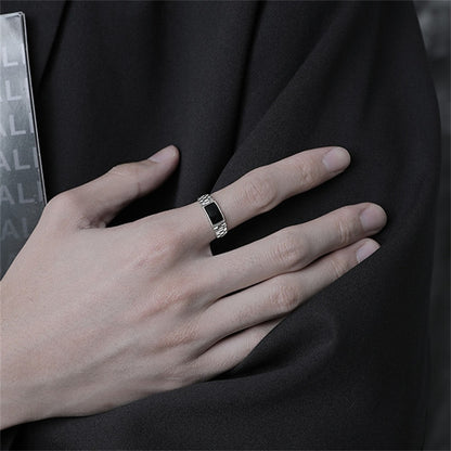 Crystal Black Ring