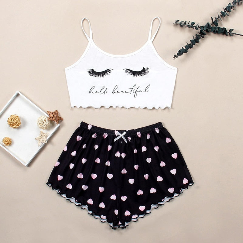 2 Piece Kawaii Sleepwear