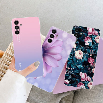 Samsung Marble Painted Silicone Case
