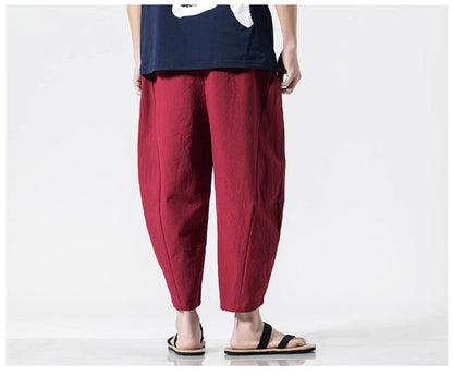 Loose Cotton Summer Pants