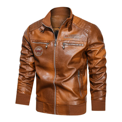 Faux Leather Moto Jacket