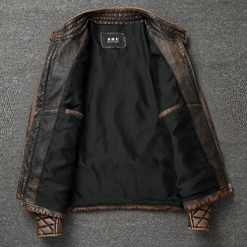 Cowhide Leather Jacket