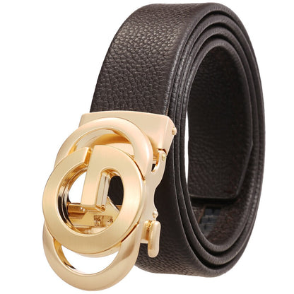 TOPG Leather Business Belt