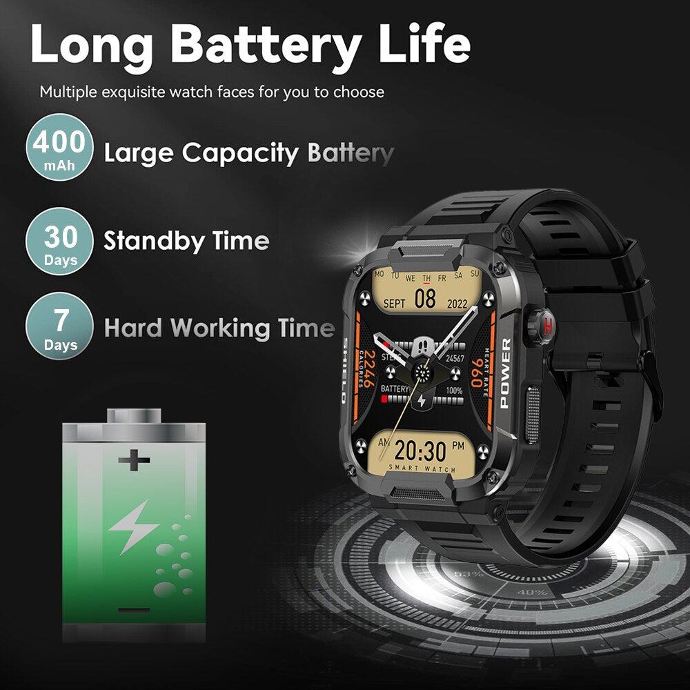 1.85 Outdoor Military Smart Watch