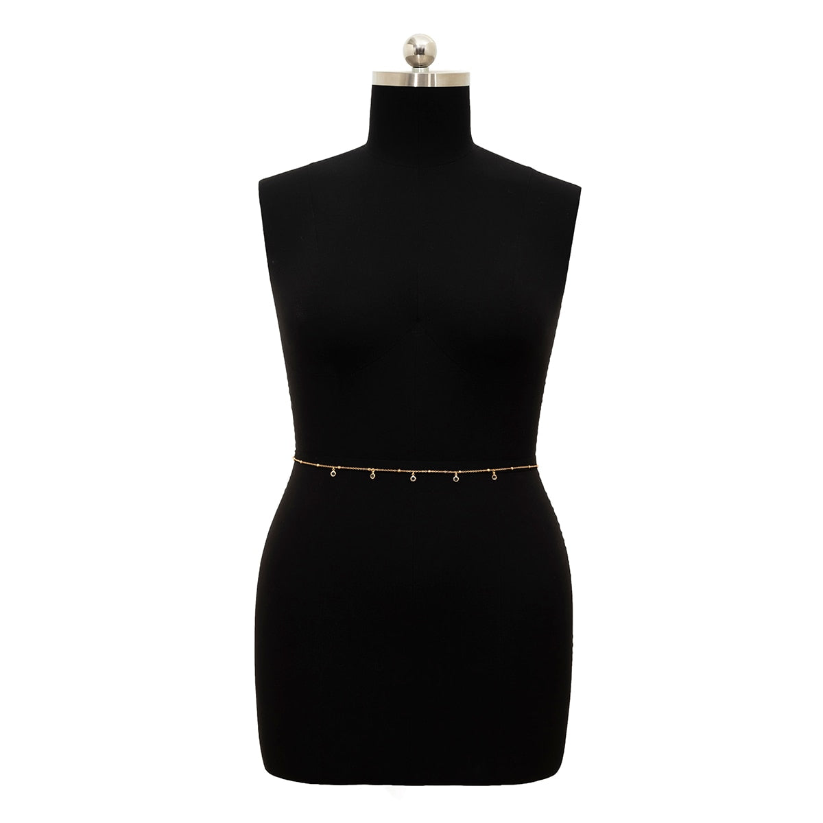 PuRui Crystal Glass Belly Belt