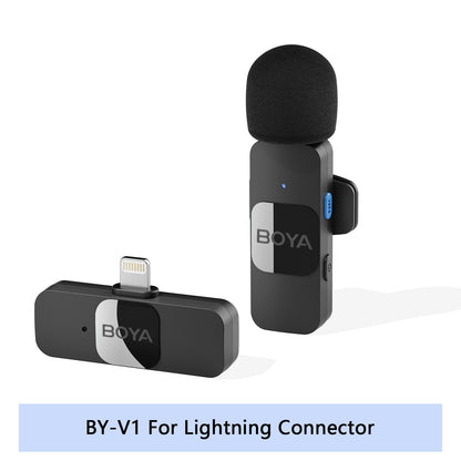 BOYA BY-V Wireless Mini Microphone for iPhone