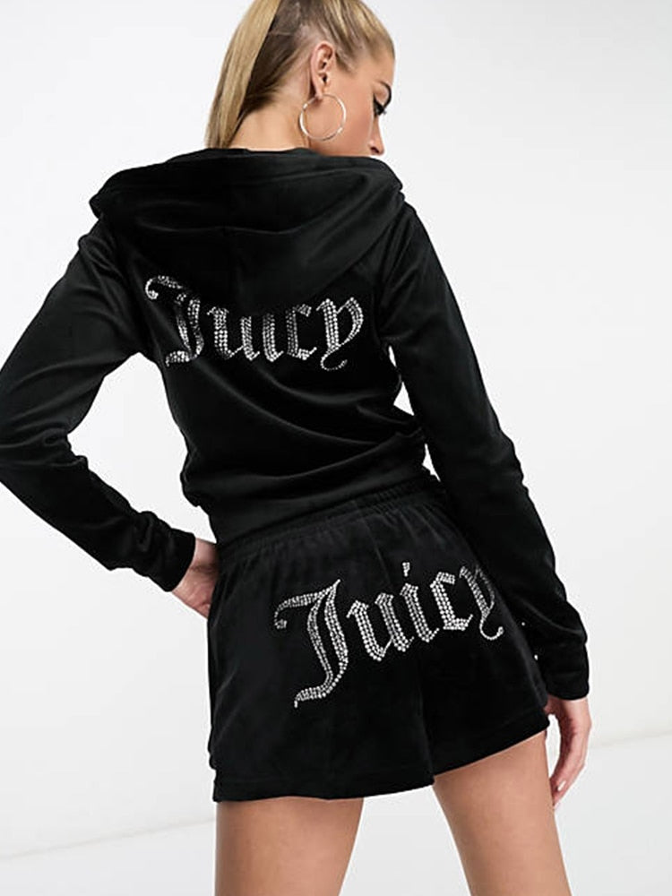 Velour Juicy Tracksuit Set