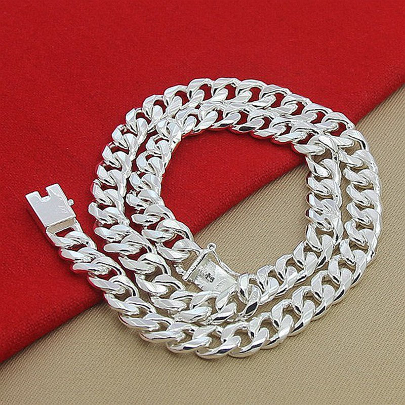 10MM Silver Necklace Chain