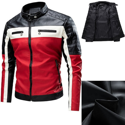 Faux Leather Biker Jacket