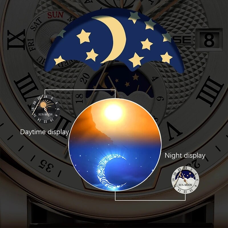 TEVISE Waterproof Business Watch